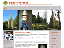Tablet Screenshot of amberchurches.org